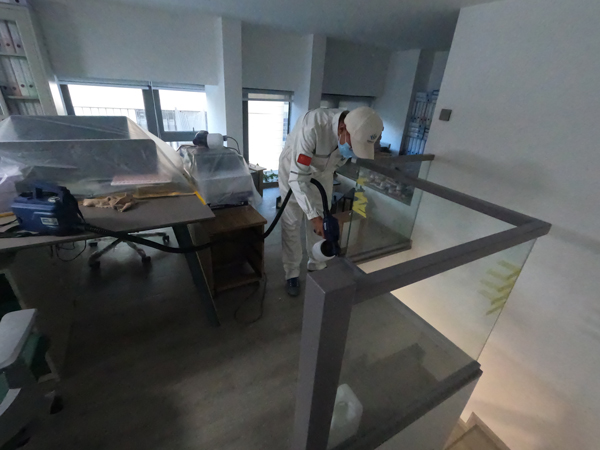 精财财务除甲醛治理施工现场
