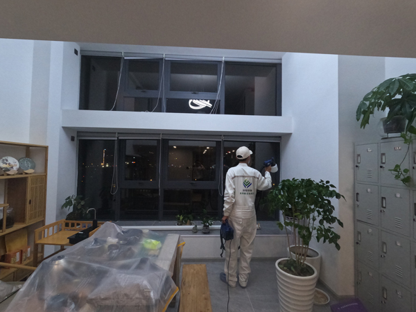 精财财务除甲醛治理施工现场